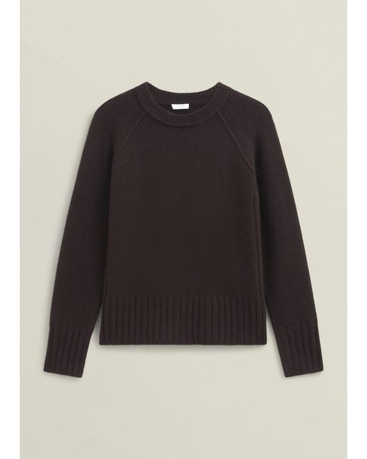 Hobbs Multicolor Mali Crew Neck Wool Jumper With Cashmere