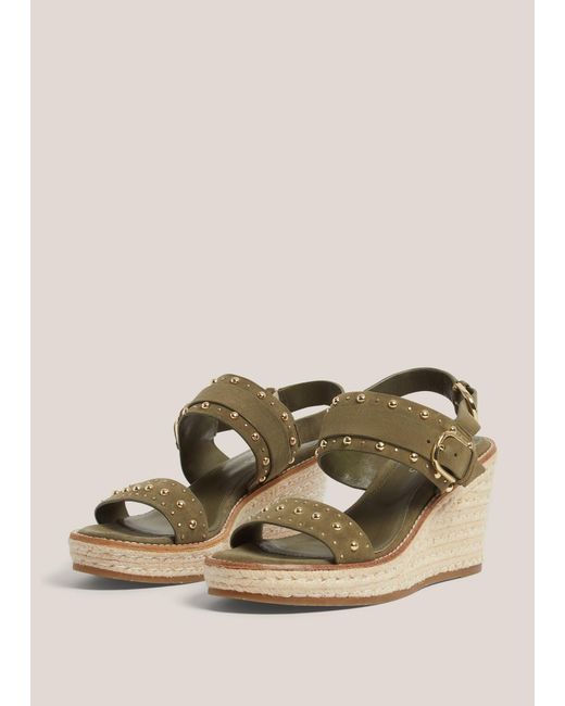 Hobbs Natural Ashlyn Suede Espadrilles