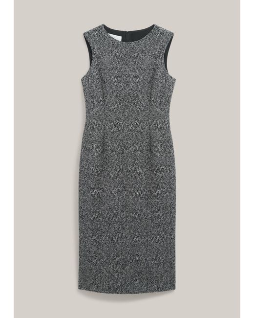 Hobbs Natural Marlyn Wool Jersey Dress