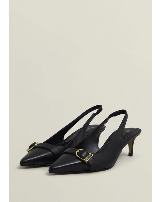 Hobbs Natural Jude Leather Slingbacks