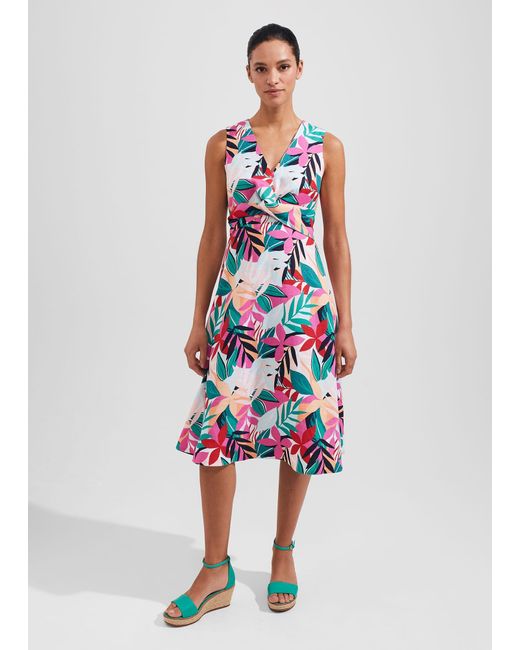 Hobbs White Mariella Dress