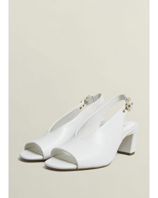 Hobbs White Kali Sandals