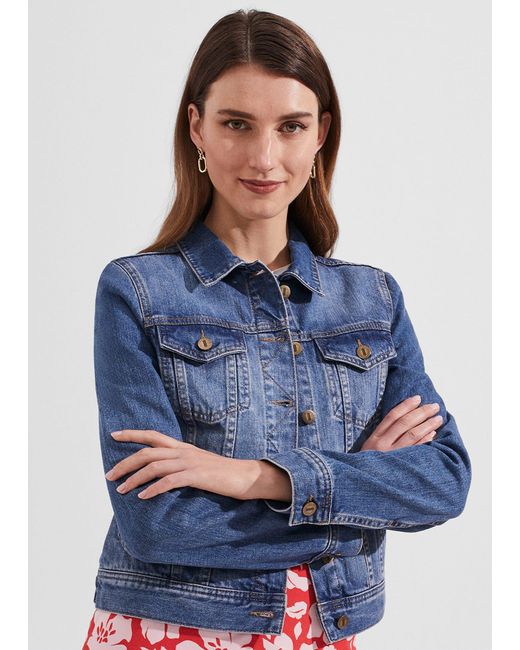 Hobbs Blue Mariam Jacket