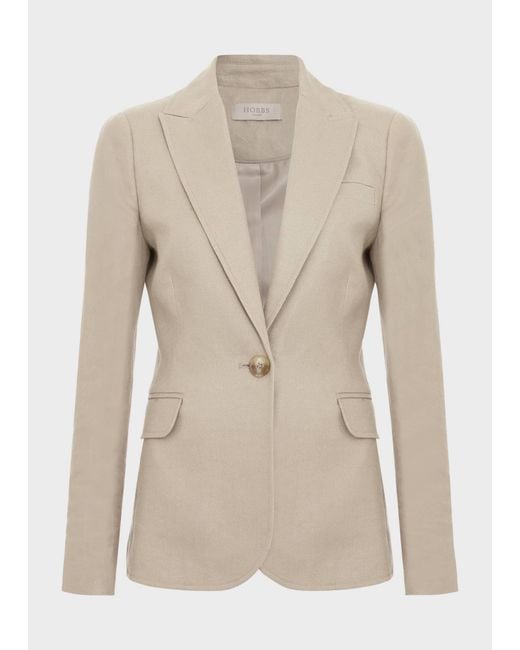 Hobbs Natural Roberta Linen Jacket