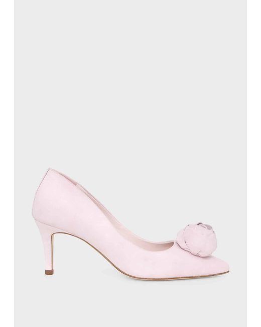 Hobbs Pink Maisie Court Shoes
