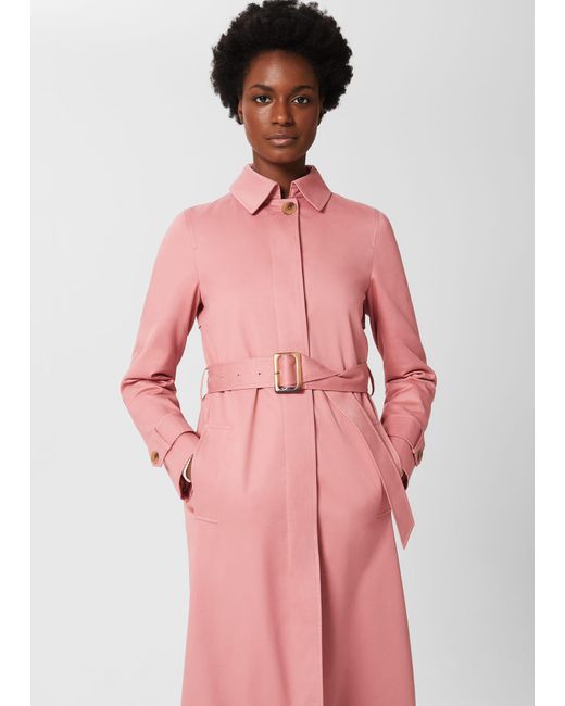 Hobbs saskia best sale trench pink