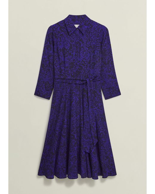 Hobbs Blue Lainey Dress