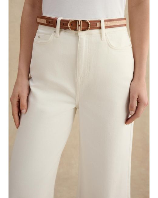 Hobbs Multicolor Kiera Raffia Belt