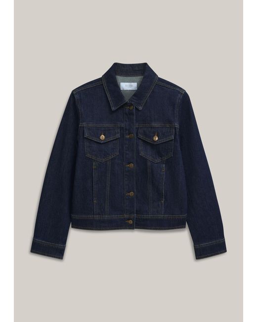 Hobbs Blue Vivienne Denim Jacket
