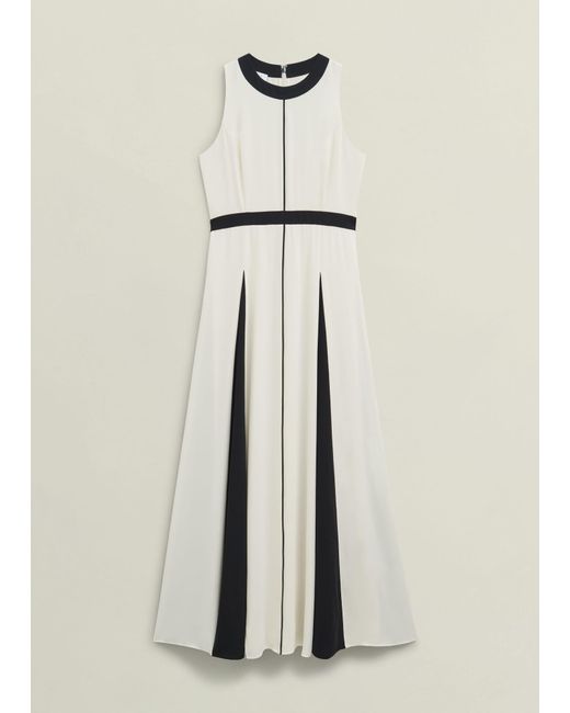 Hobbs Natural Jenn Colourblock Dress