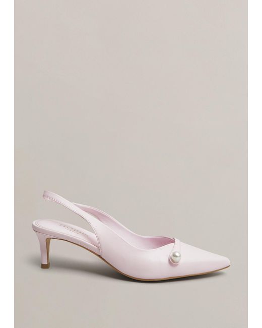 Hobbs Pink Serena Slingbacks