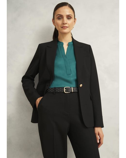 Hobbs Black Nima Studded Leather Belt