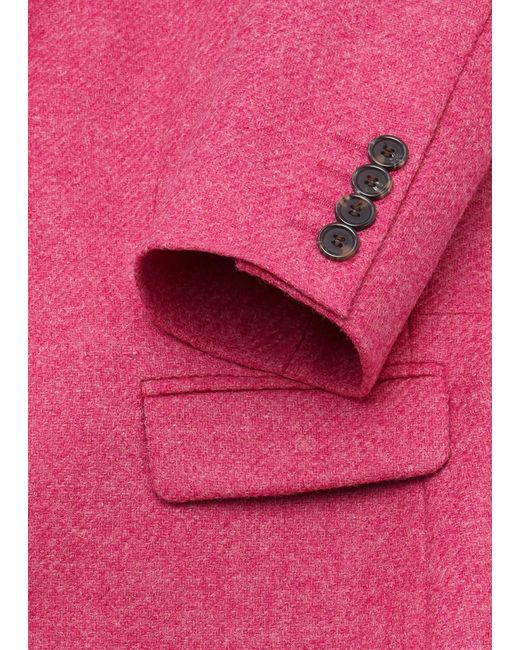 Hobbs Pink Hackness Wool Jacket