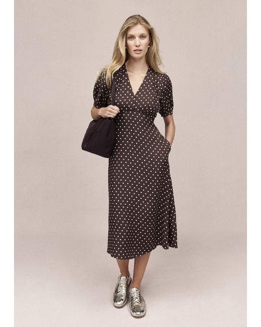 Hobbs Brown Freya Dress