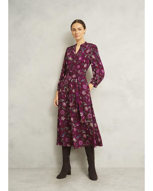 Hobbs Pink Petite Sofia Dress