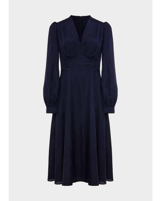 Hobbs Blue Adrianna Dress