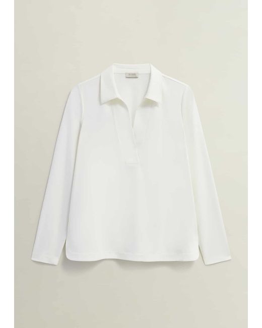 Hobbs Natural Gwen Collared Tunic Top