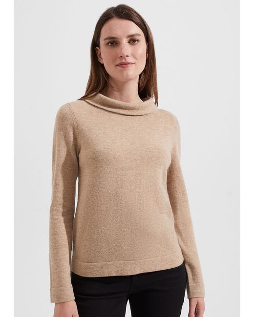 Hobbs Natural Audrey Wool Cashmere Jumper