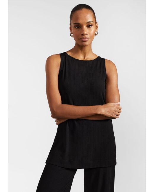 Hobbs Black Avery Tunic Top