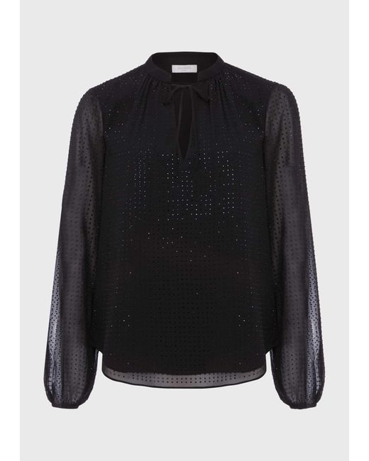Hobbs Black Amira Top