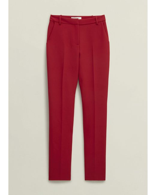 Hobbs Red Nova Trousers