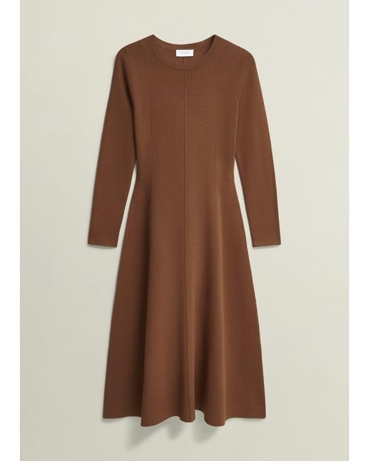 Hobbs Natural Liza Knitted Dress