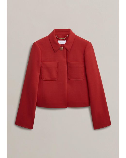Hobbs Red Nessie Jacket