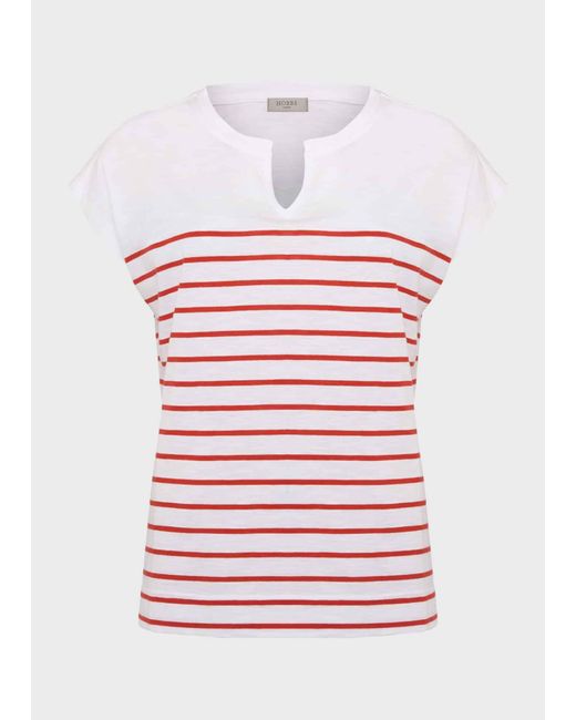 Hobbs Red Karis Slub Top