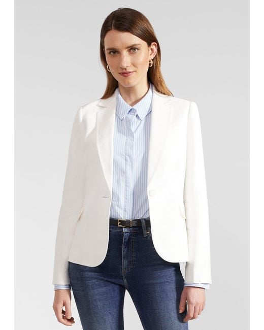 Petite linen jacket 2025