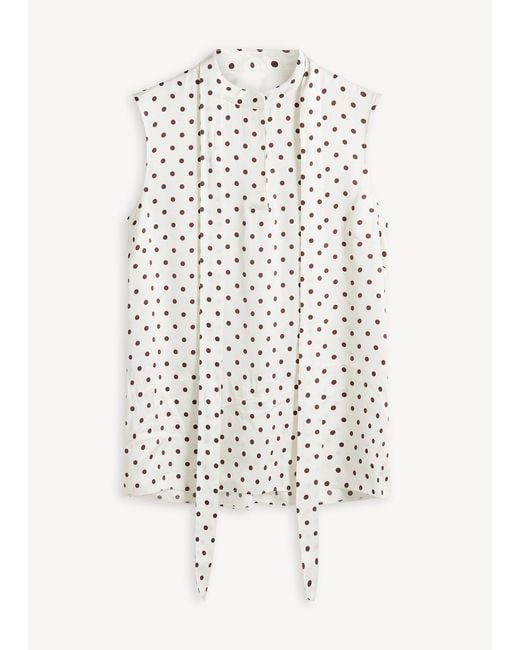 Hobbs White Natasha Blouse