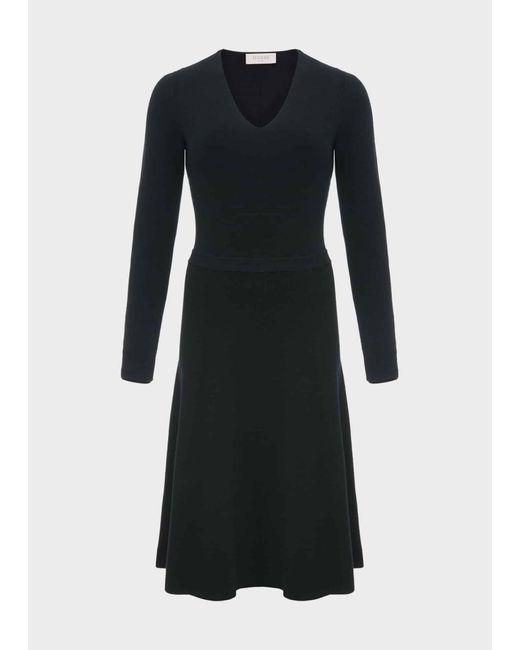 Hobbs Black Joy Knitted Dress