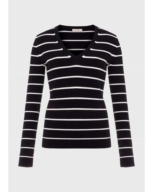 Hobbs Blue Nova Stripe Jumper