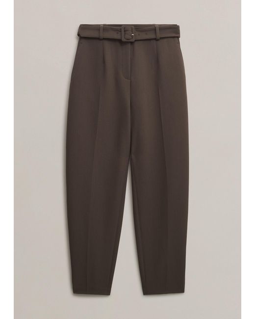 Hobbs Natural Trina Barrel Trousers