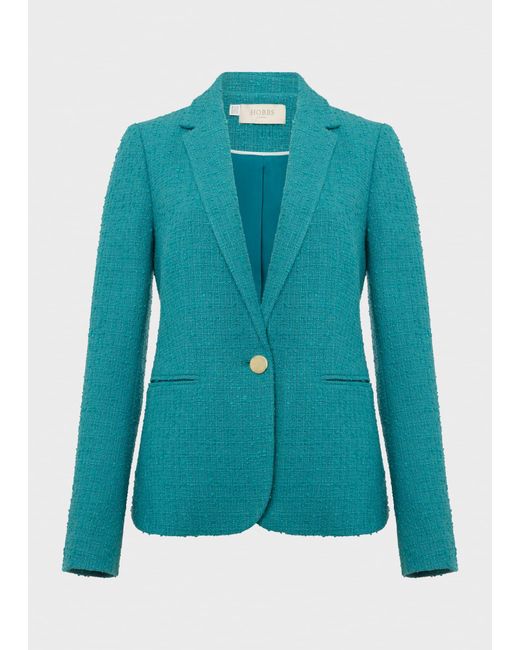 Hobbs Green Amara Textured Jacket