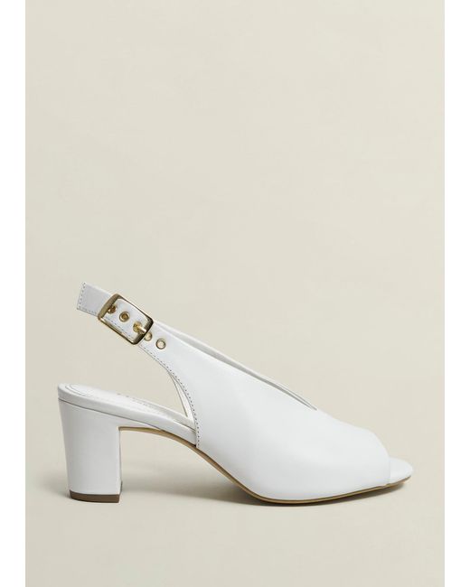 Hobbs White Kali Sandals