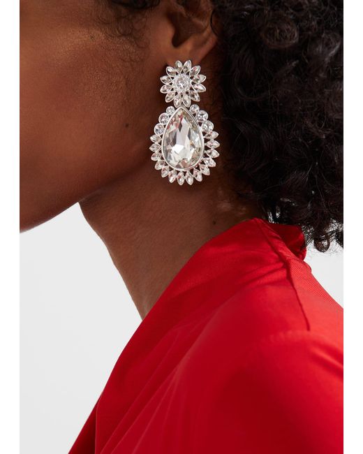 Hobbs Red Tina Drop Earrings