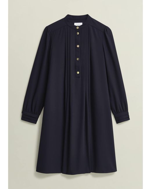 Hobbs Blue Madeline Dress