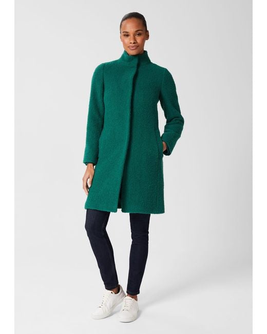 Hobbs Green Melinda Wool Blend Coat