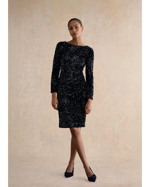 Hobbs Natural Sawyer Sequin Dress