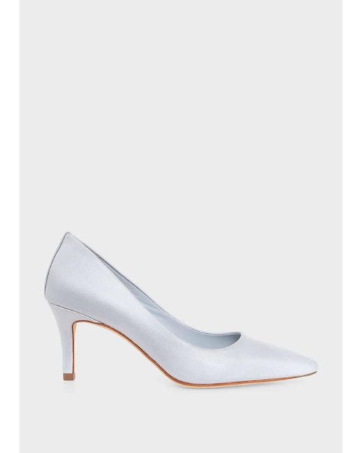 Hobbs White Luana Court Shoes