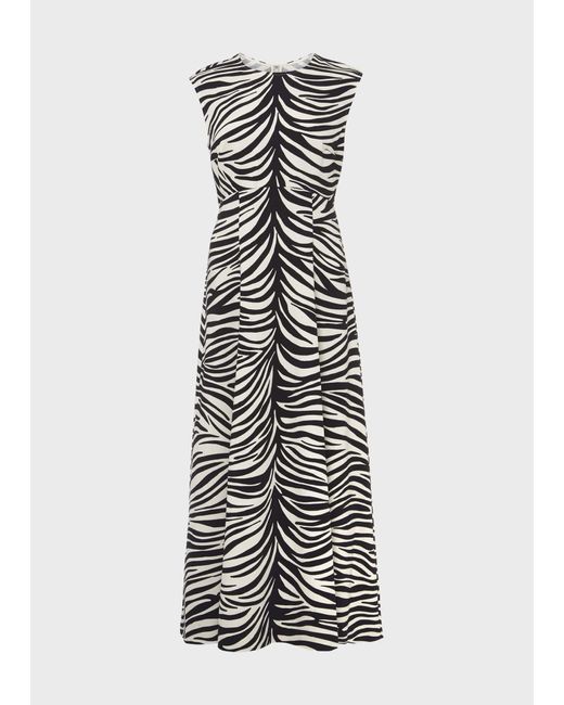 Hobbs Gray Gatcombe Fit And Flare Dress