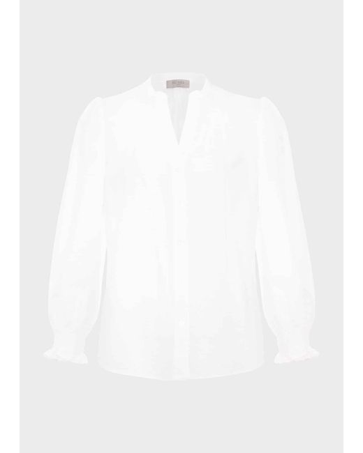 Hobbs White Constance Top
