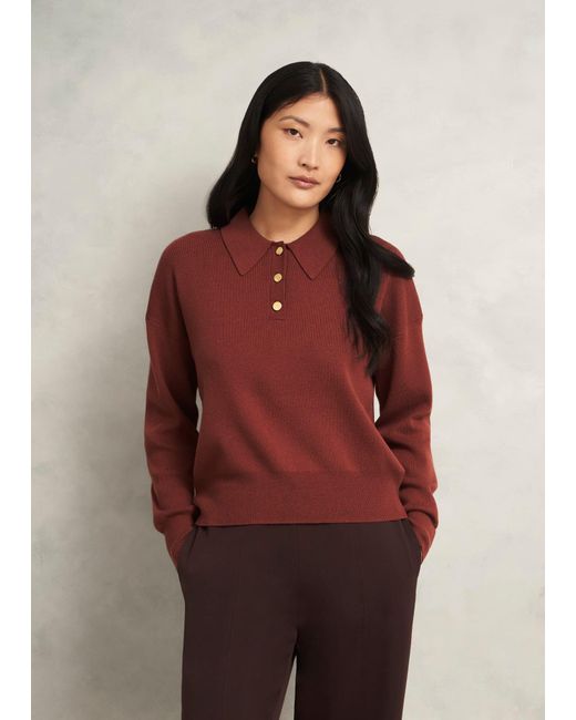 Hobbs Brown Connie Polo Jumper