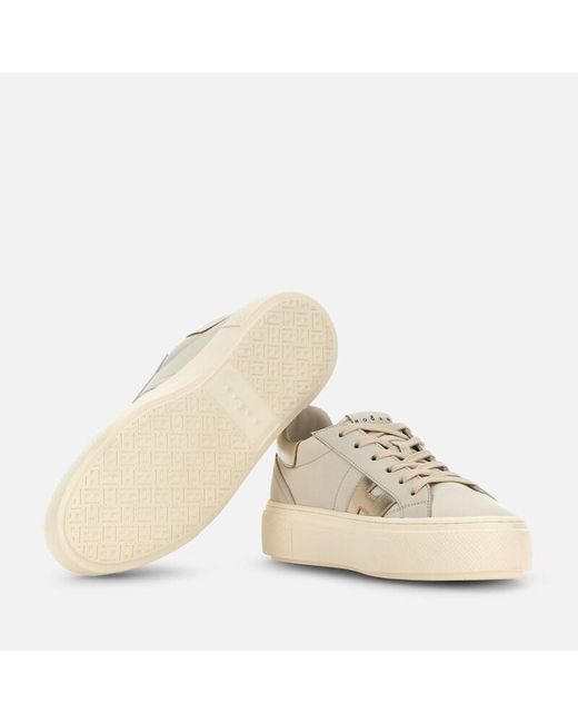 Hogan Natural Flat Sneakers, ,Off