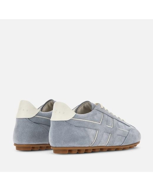 Hogan Blue Sporty Sneakers,