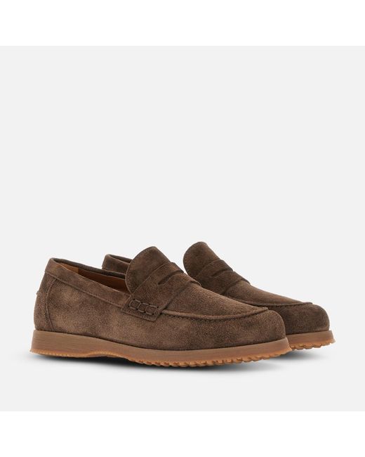 Stringate e mocassini di Hogan in Brown da Uomo