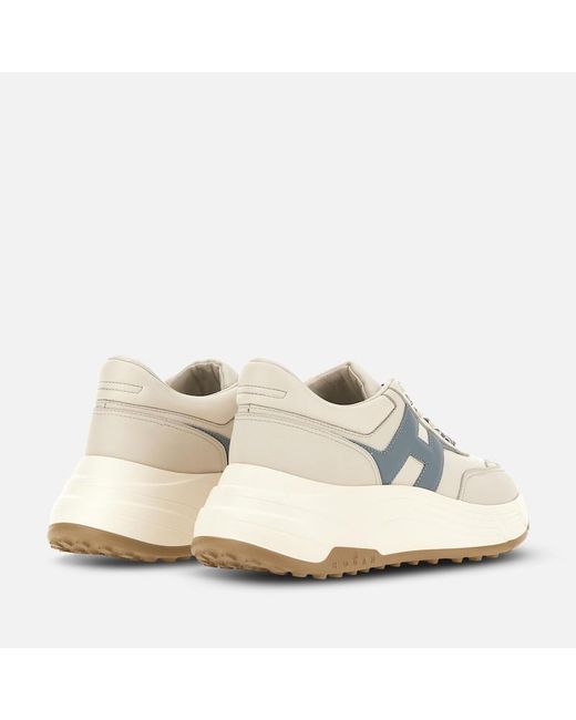 Hogan White Sporty Sneakers, Light,Off
