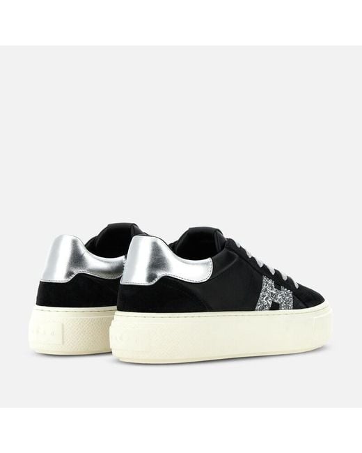 Hogan Black Flat Sneakers,