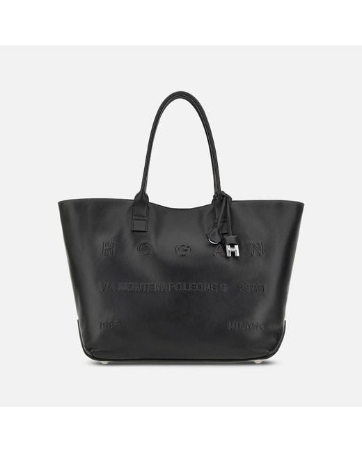 Hogan Black Totes, (One Size)