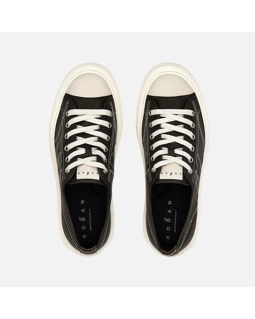 Hogan Black Flat Sneaker, for men